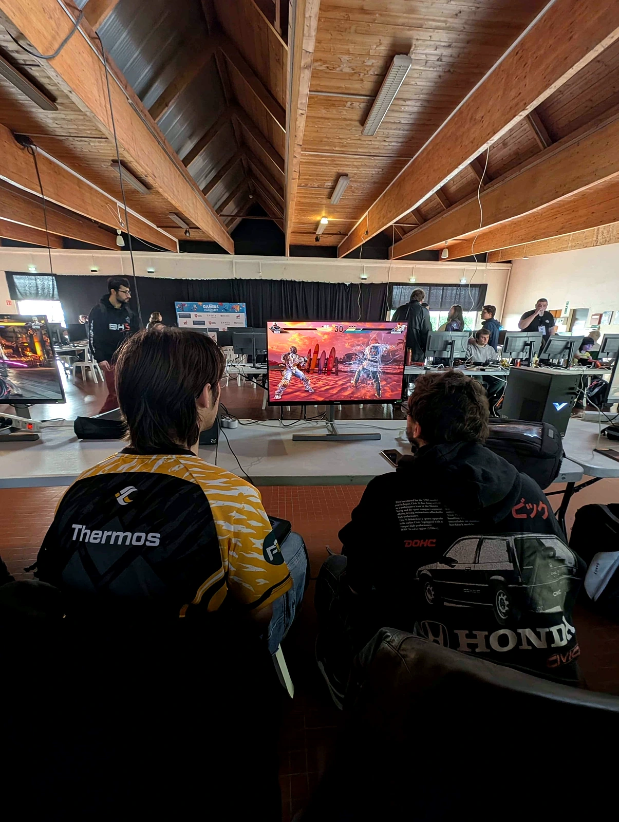 Thermos (Claws) en plein match en tournoi